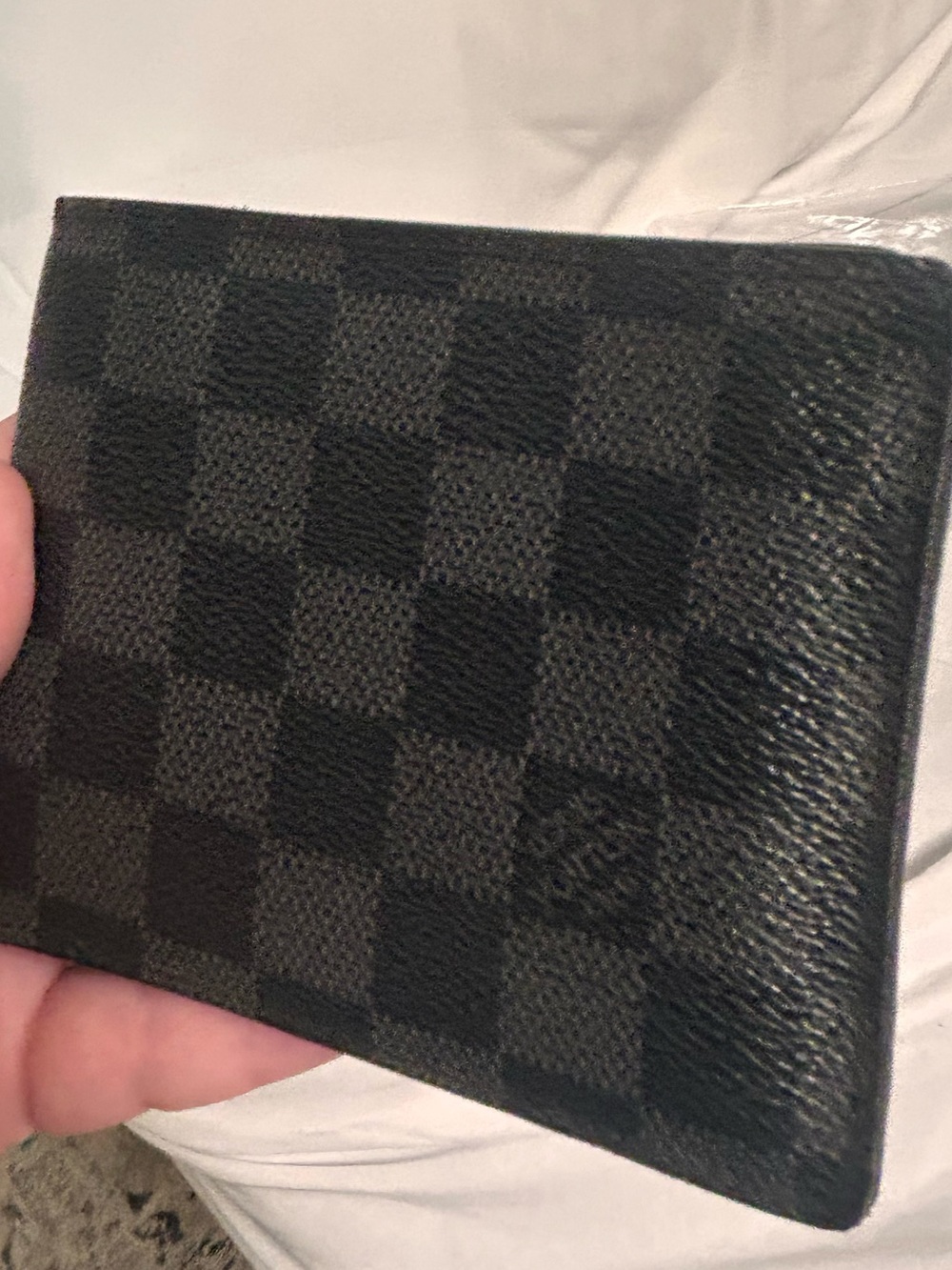 Louis Vuitton Black Damier Canvas Bi-Fold Card Holder